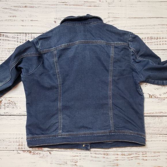 Parasuco cropped stretch jean jacket Size Large - Picture 3 of 9